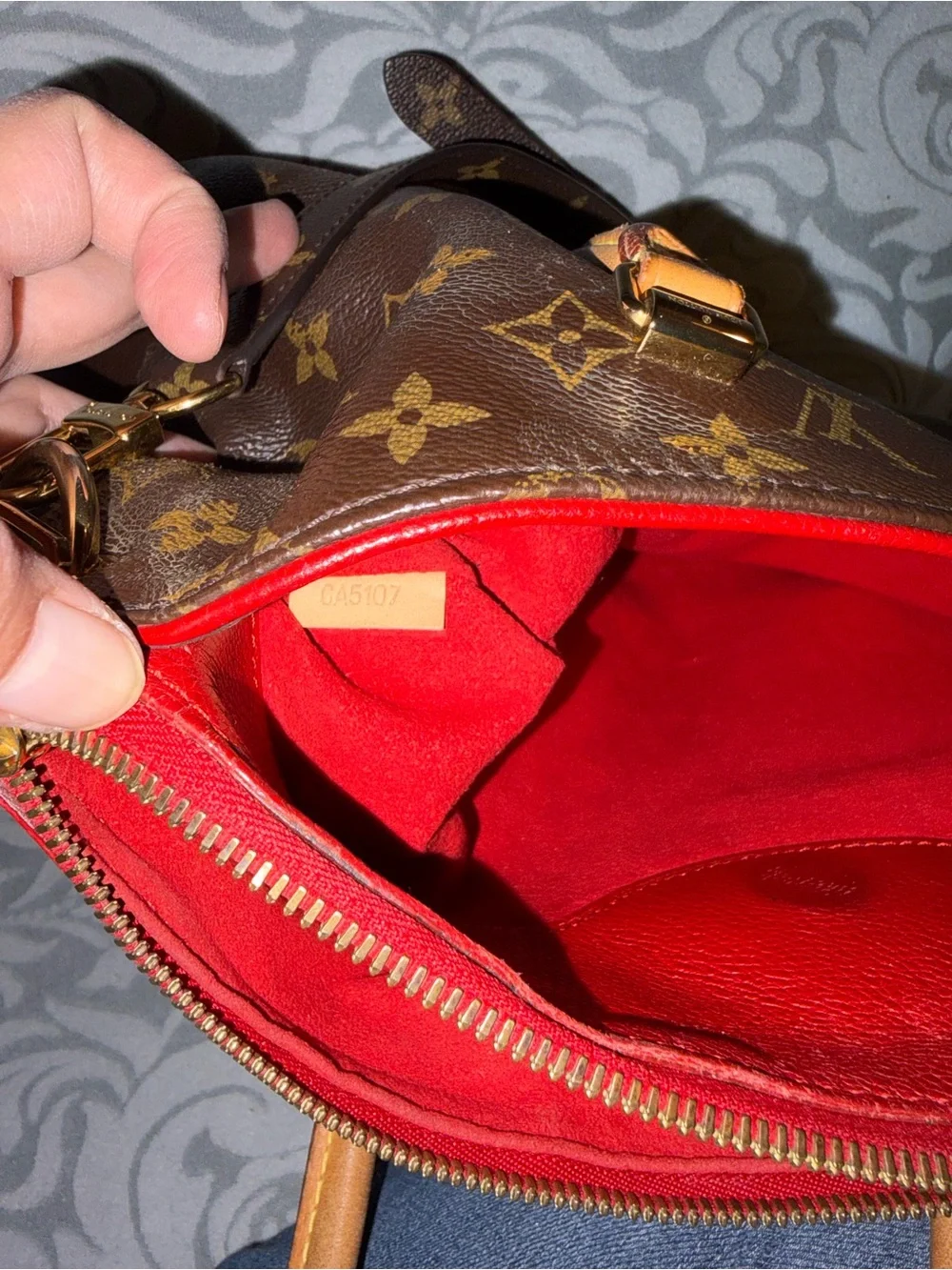 Louis Vuitton Pallas Brown Monogram Satchel